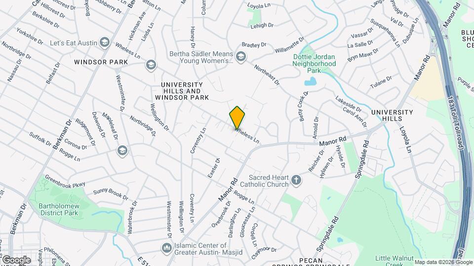 2617 Wheless Ln Map and Location Details