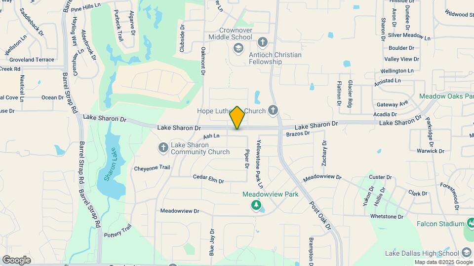 1707 Ash Ln Map and Location Details