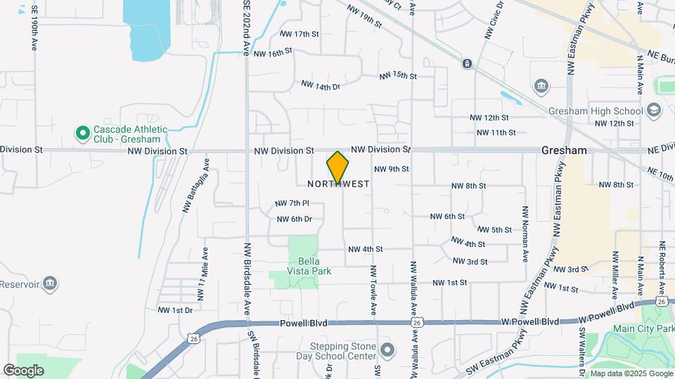 805 NW Angeline Ave Map and Location Details