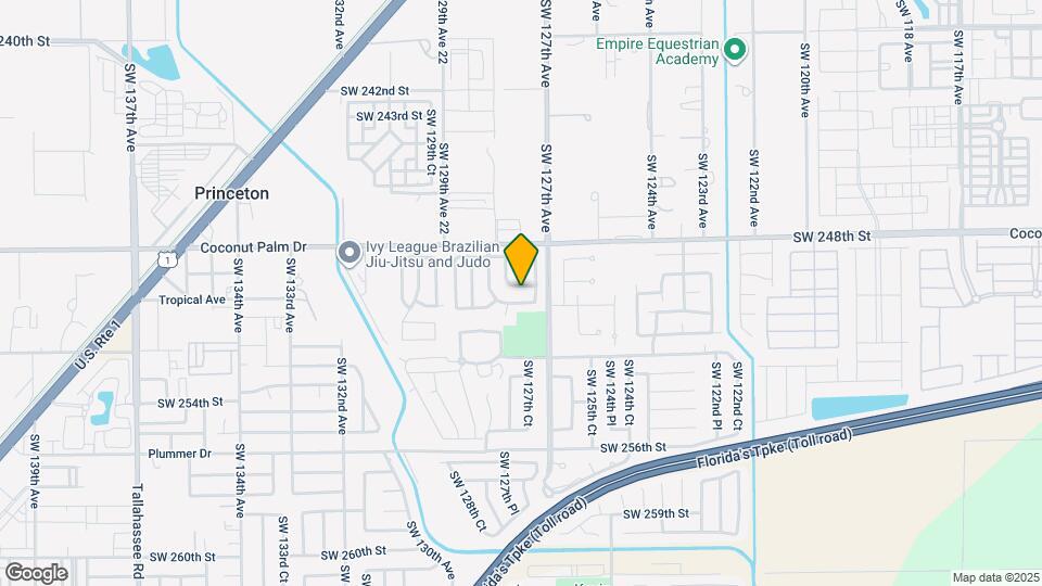 12740 SW 249th Terrace Map and Location Details