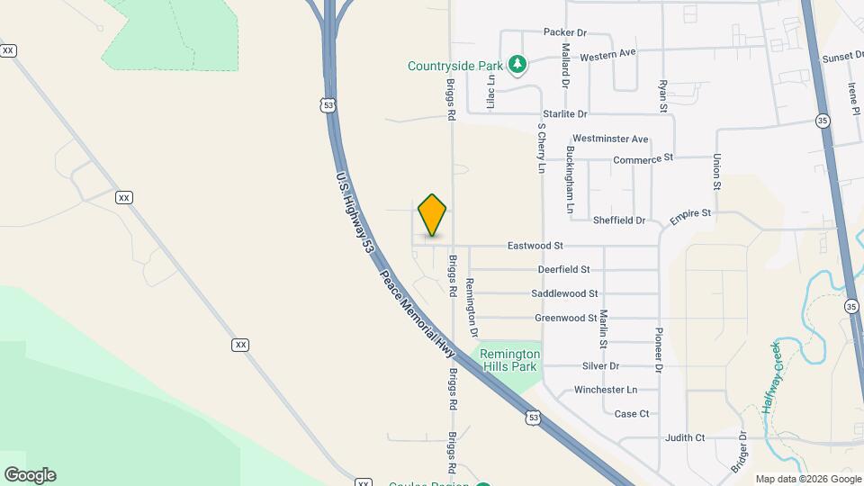 1201 Eastwood St Map and Location Details