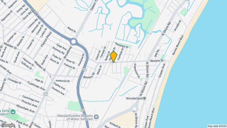 351 Revere St, Unit #9D Map and Location Details