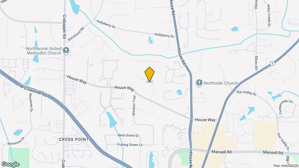 1140 Falstaff Dr Map and Location Details