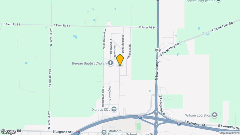 586 N Airport Rd Map and Location Details