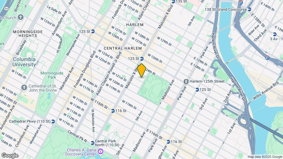 22 Mount Morris Park W Mapa y Detalles de la Ubicación