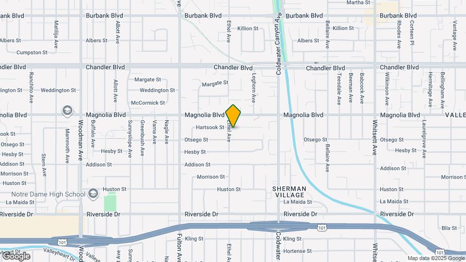 13054 Hartsook St Map and Location Details