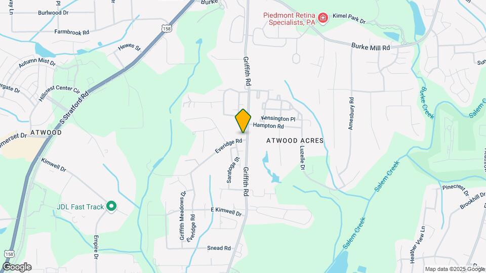 492 Everidge Rd Map and Location Details