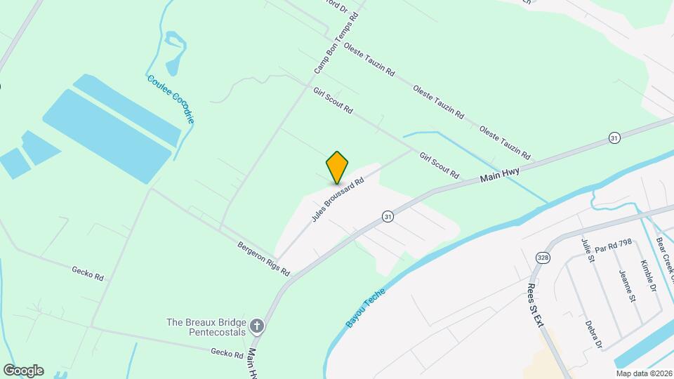 1060 Jules Broussard Rd Map and Location Details