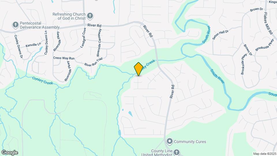 3872 Riverview Chase Bluff Map and Location Details