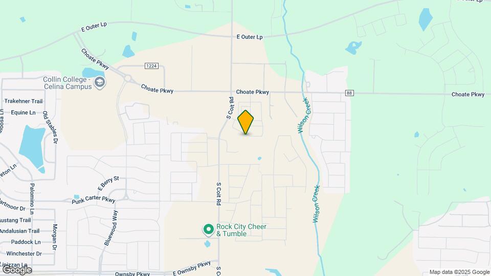 1605 Creekside Dr Map and Location Details