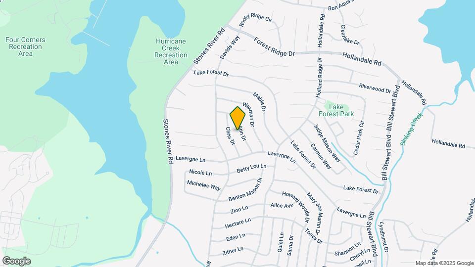 1618 Jo Ann Dr Map and Location Details