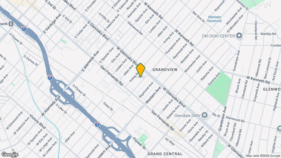 1055 Thompson Ave Map and Location Details