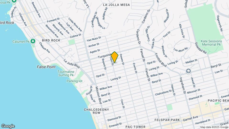 1014 Tourmaline St, Unit 1014 Mapa y Detalles de la Ubicación