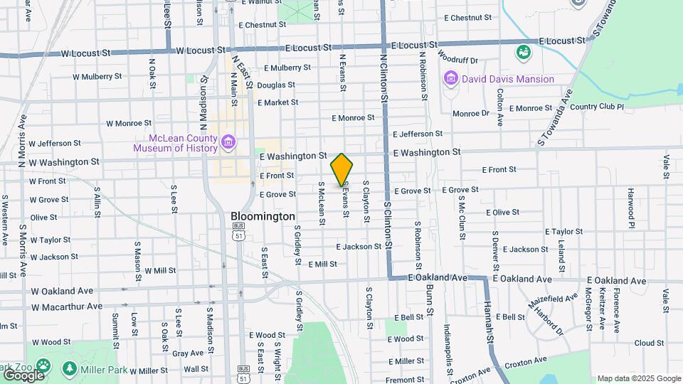 514 E Grove St Map and Location Details