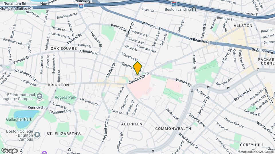 737 Cambridge St, Unit 1 Map and Location Details