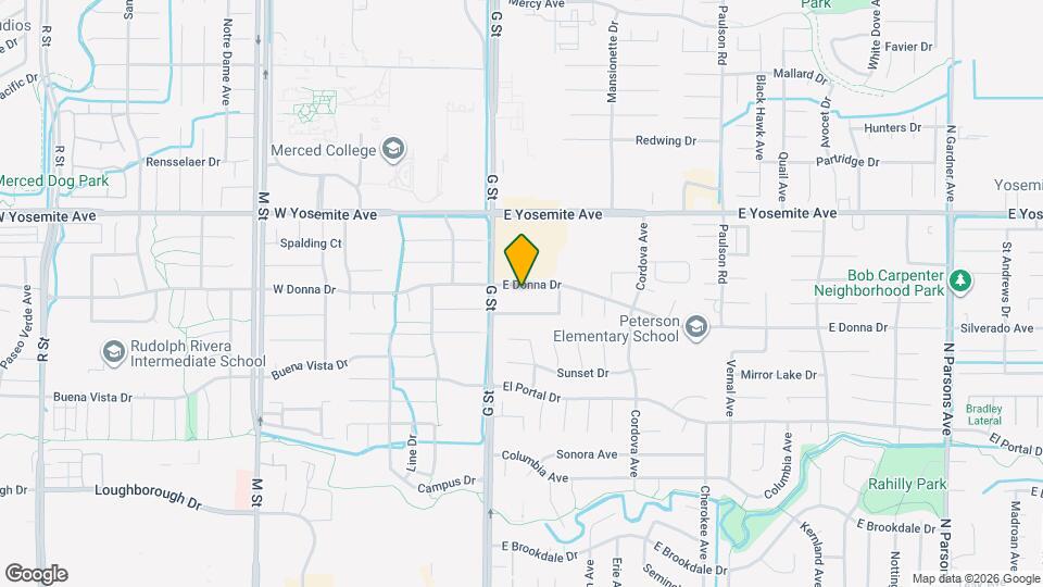 104 E Donna Dr Map and Location Details