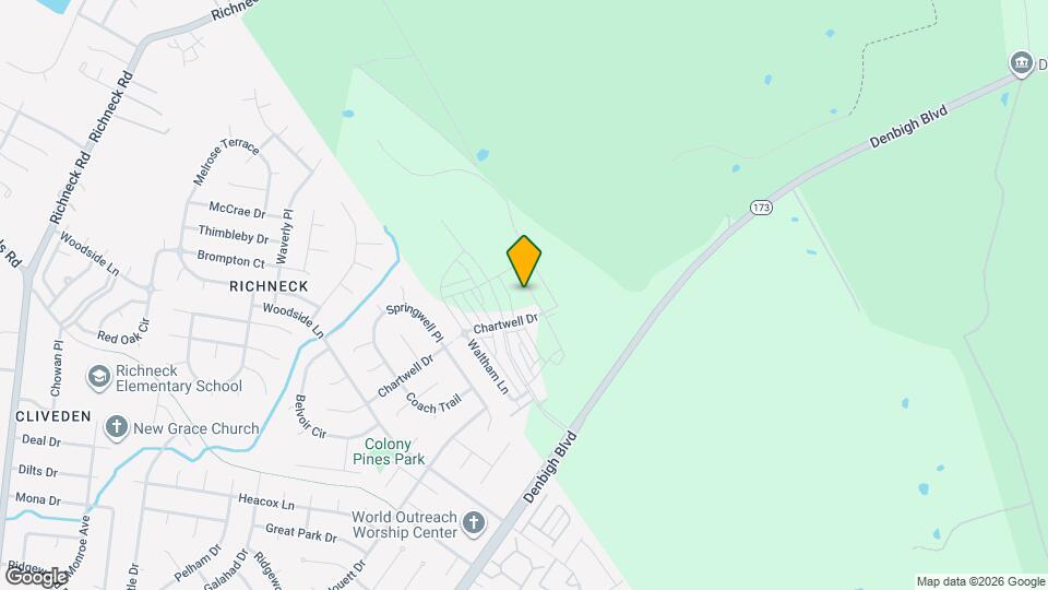 1523 Stanford Ln Map and Location Details