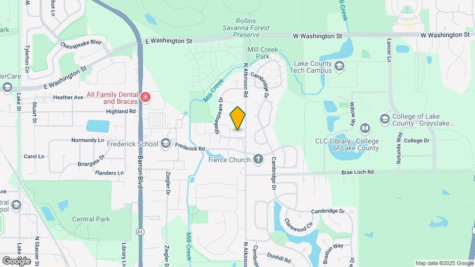 523 Shakespeare Dr Map and Location Details