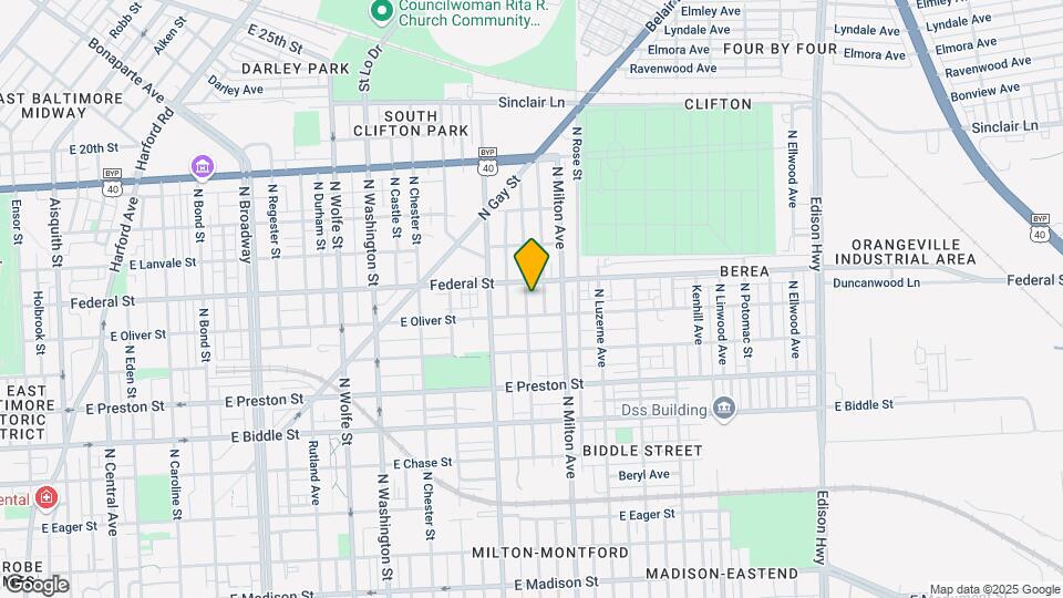 1511 N Montford Ave Map and Location Details