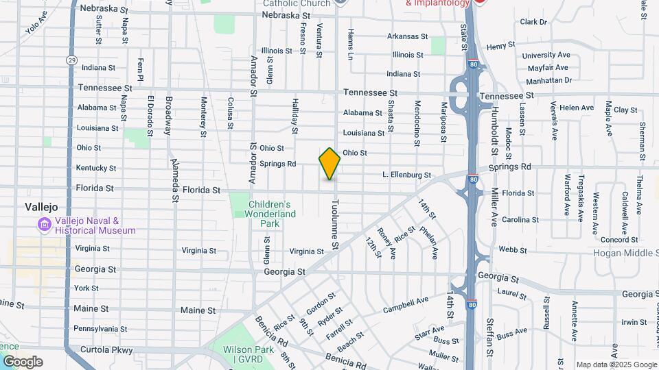 625 Tuolumne St Map and Location Details