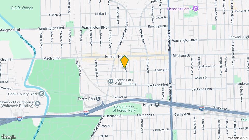 447 Beloit Ave Mapa y Detalles de la Ubicación