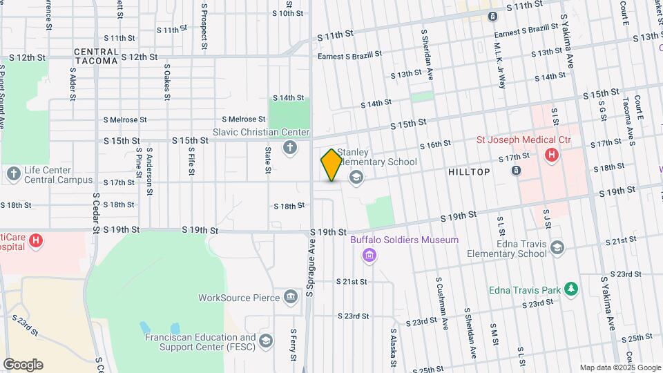 1912 S 17th St Map and Location Details