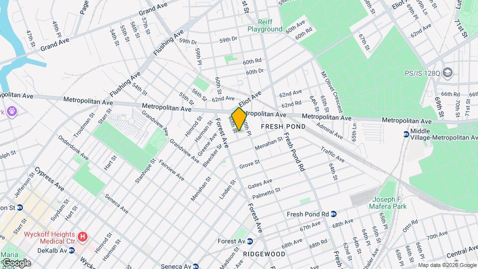 62-85 60th St Mapa y Detalles de la Ubicación