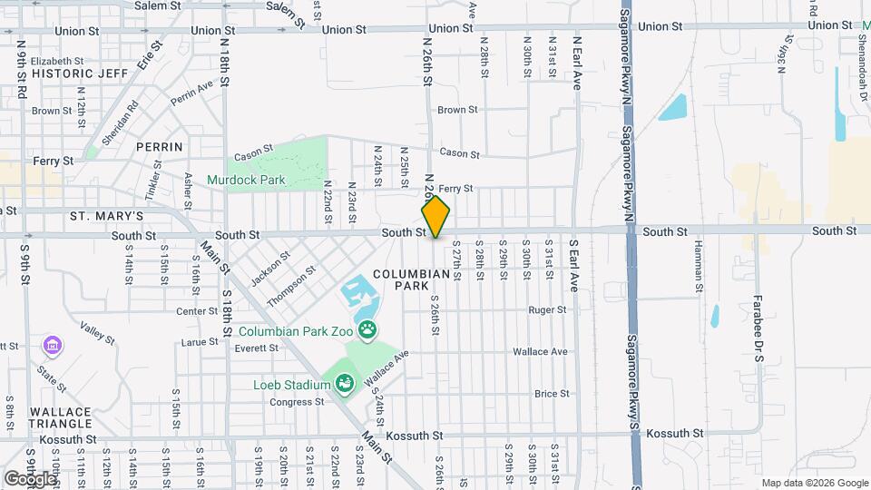 15 S 26th St Map and Location Details