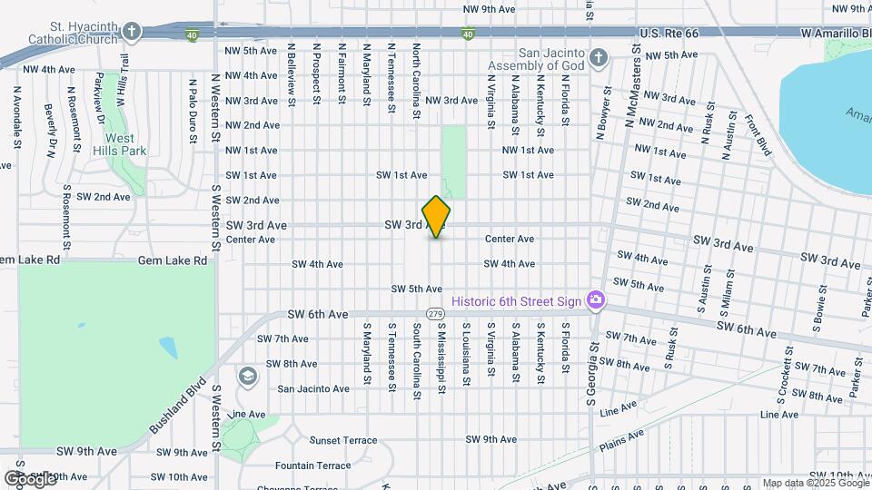 308 S Mississippi St Map and Location Details