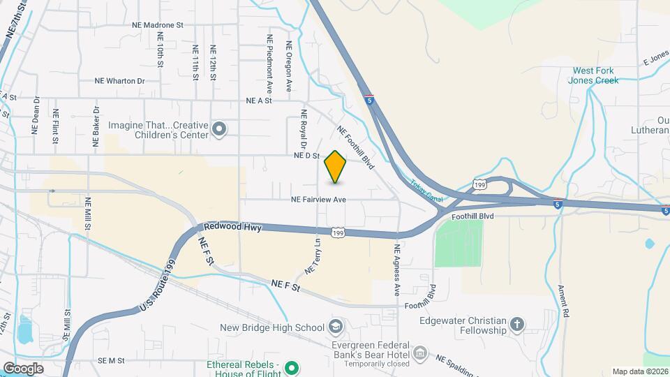 1872 NE Fairview Ave Map and Location Details