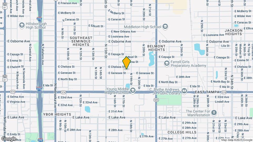 1706 E Genesee St Map and Location Details