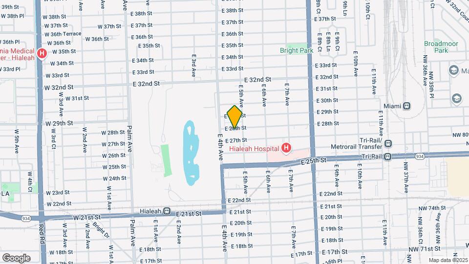 456 E 28th St Map and Location Details