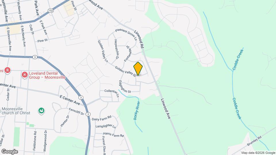 116 Golden Valley Dr Mapa y Detalles de la Ubicación