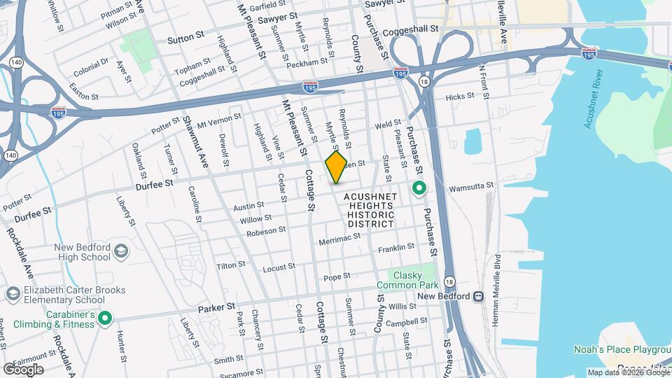 376 Summer St Map and Location Details