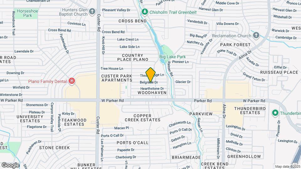 1608 Belgrade Dr Map and Location Details