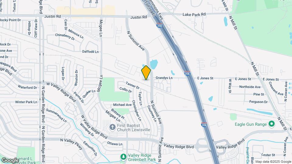 1102 Bowie Dr Map and Location Details