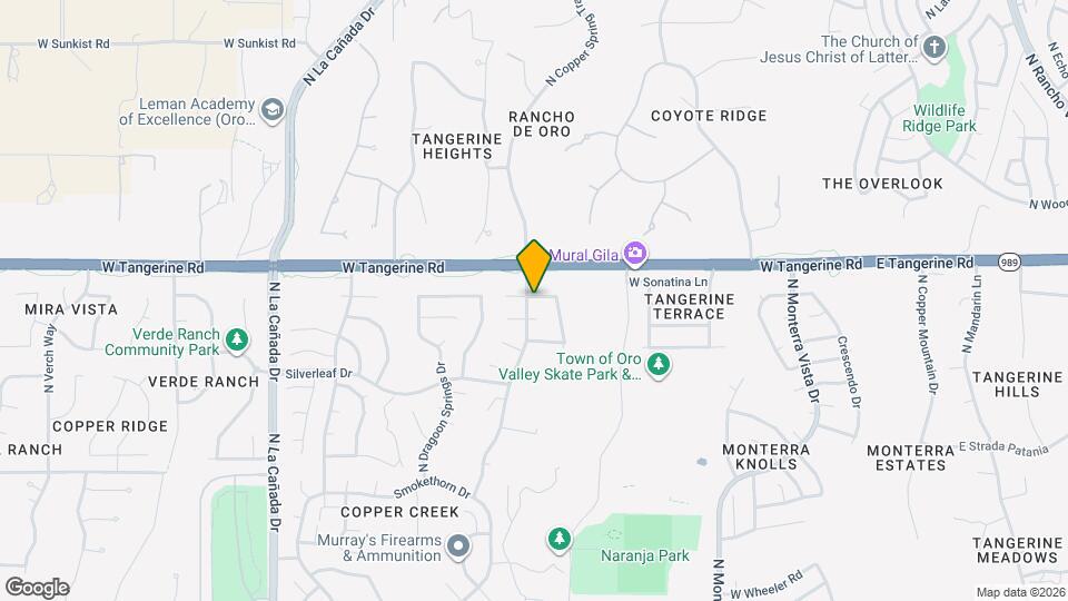931 W Antelope Creek Way Map and Location Details