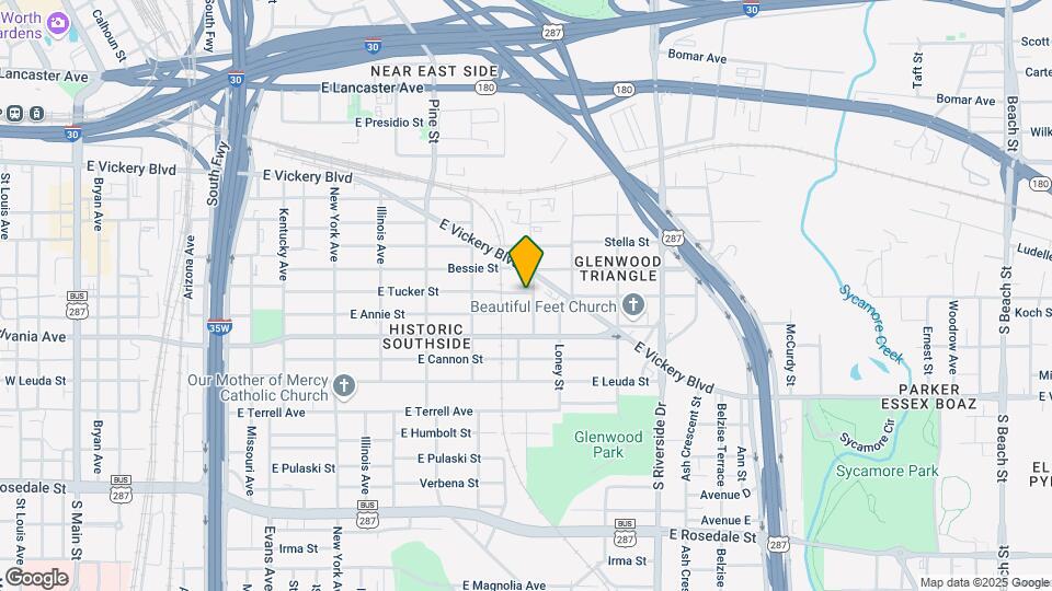 1410 E Tucker St Map and Location Details
