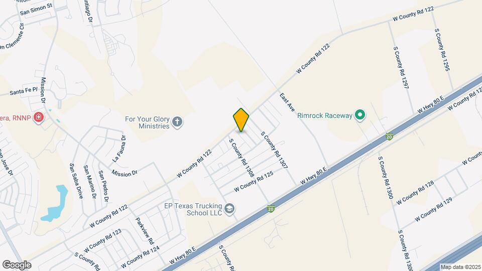 3506 S County Rd 1307 1/2 Map and Location Details