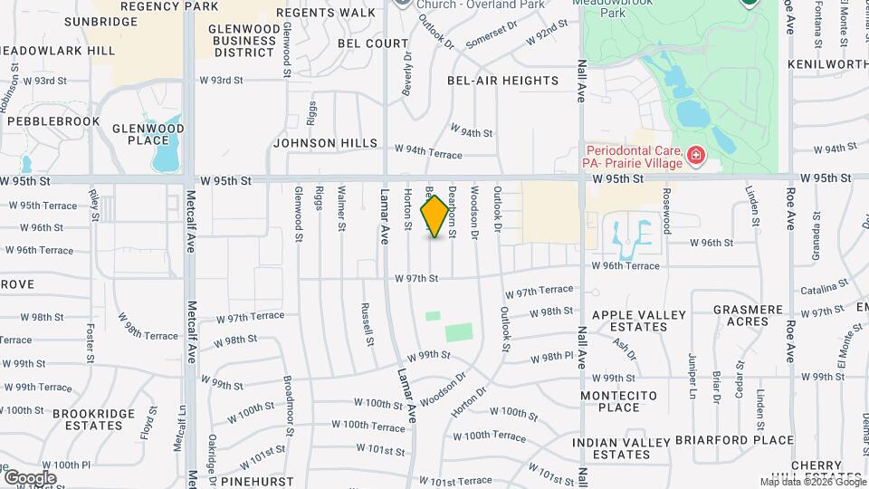 9613 Beverly Dr Mapa y Detalles de la Ubicación