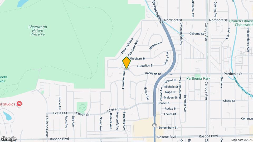 8640 Farralone Ave Mapa y Detalles de la Ubicación