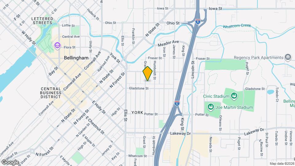 1510 Grant St Map and Location Details