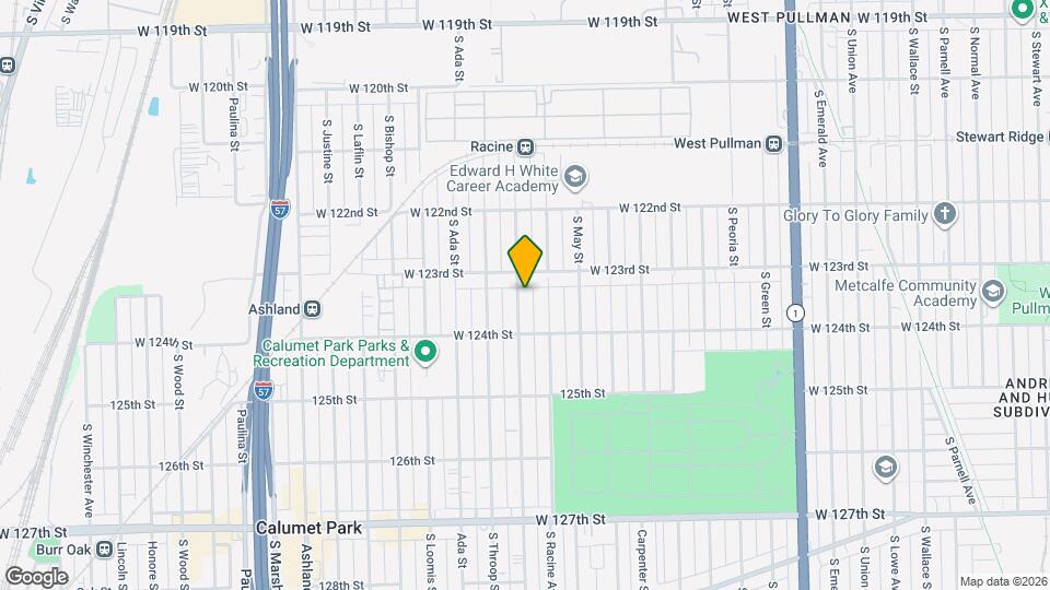 12317 S Elizabeth St Mapa y Detalles de la Ubicación