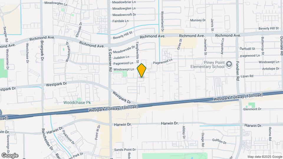 3923 Tanglewilde St Mapa y Detalles de la Ubicación