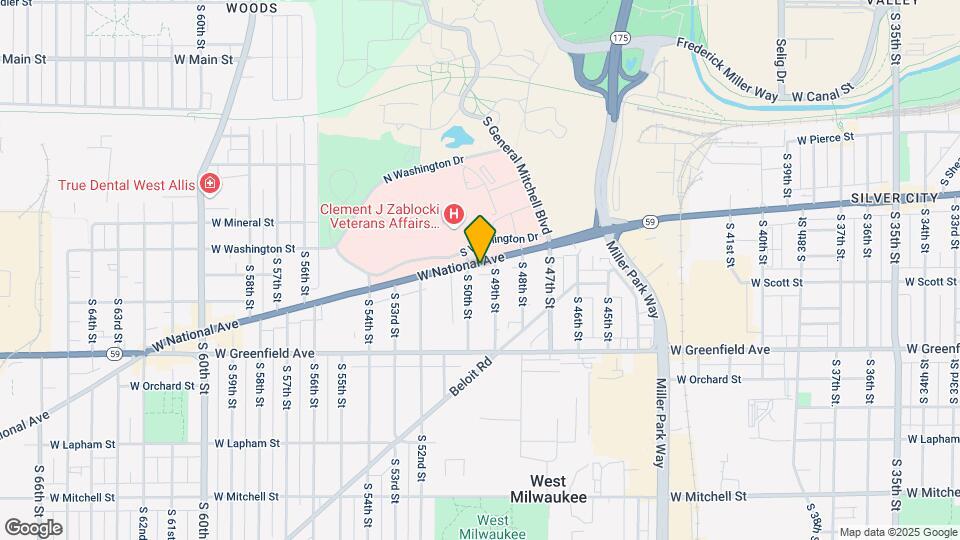 4925 W National Ave Mapa y Detalles de la Ubicación