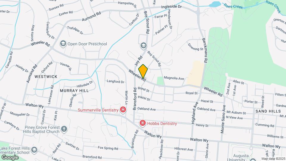 601 Jefferson Dr Map and Location Details