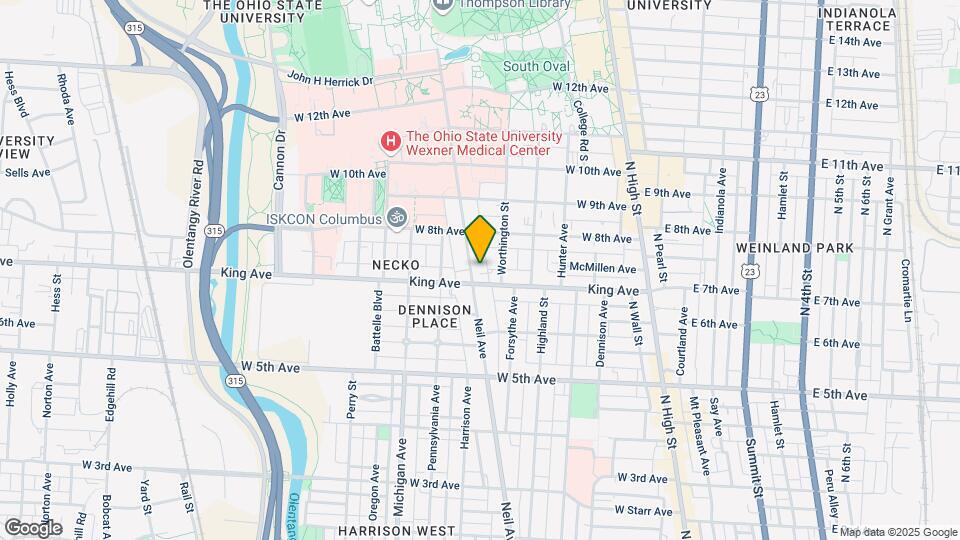 1442 Neil Ave Mapa y Detalles de la Ubicación