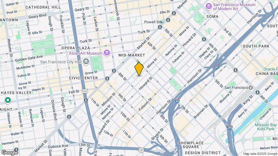 647 Minna St Map and Location Details