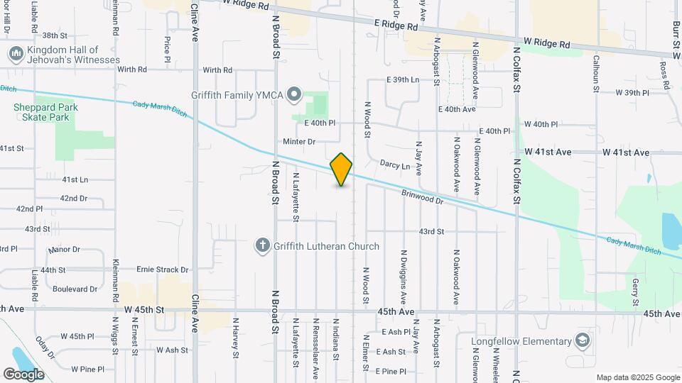 1155 N Indiana St, Unit B Mapa y Detalles de la Ubicación