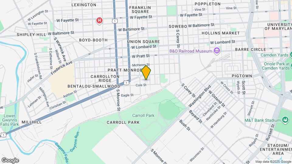 425 S Vincent St Map and Location Details